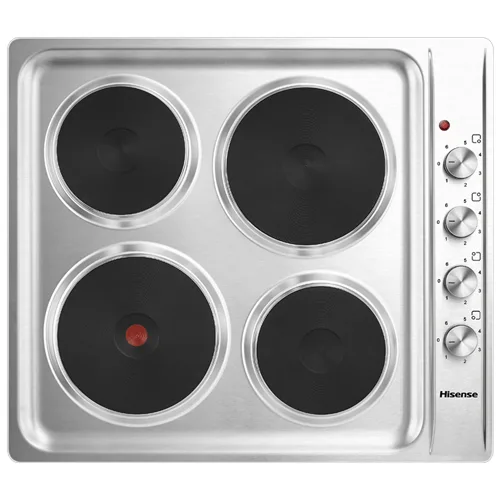 Hisense HGH751BG01 - 76cm built-in stainless steel gas hob, 5 burners, Chinese burner, black glass panel, cast iron pan support, auto ignition (built-in height <60mm)