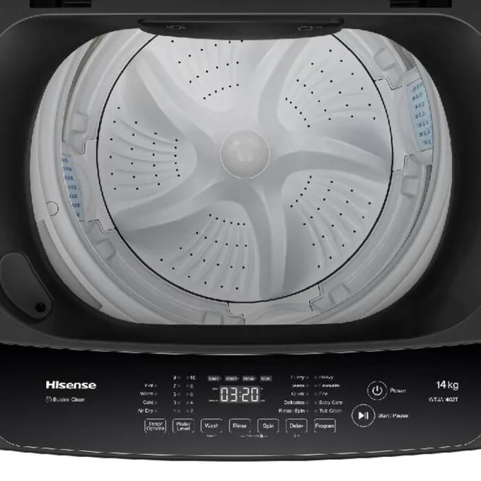 Hisense WT3T1723UT - Washing machine top-load 17kg, titanium crystal grey, full automatic