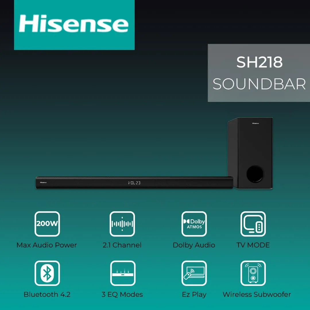 Hisense AX3120G - Hipsone AX3120G sound bar, 3