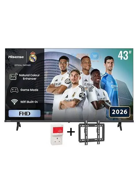 Hisense 43A4QKEN - Hisense 43-inch Smart Frameless Full HD TV (A4 series)
