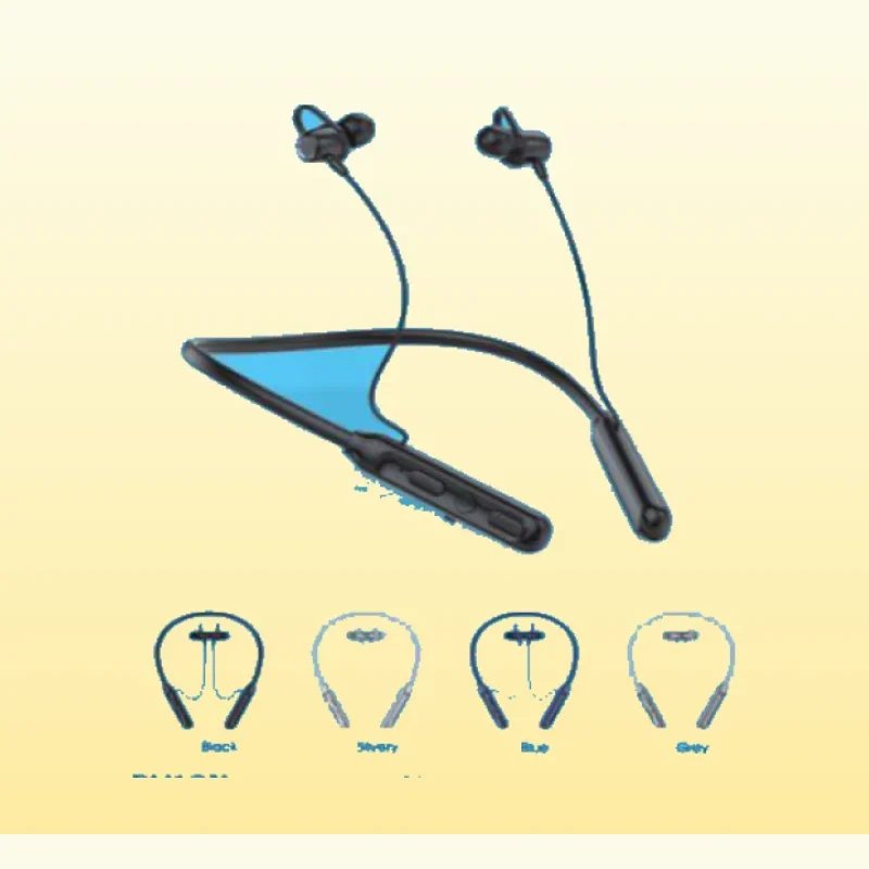 HEPU HP-689 Wireless Neckband Earphones (Bluetooth 5.4)