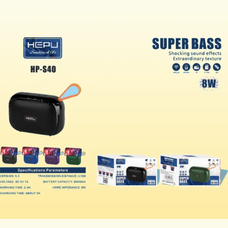 HEPU HP-S40 Bluetooth Speaker